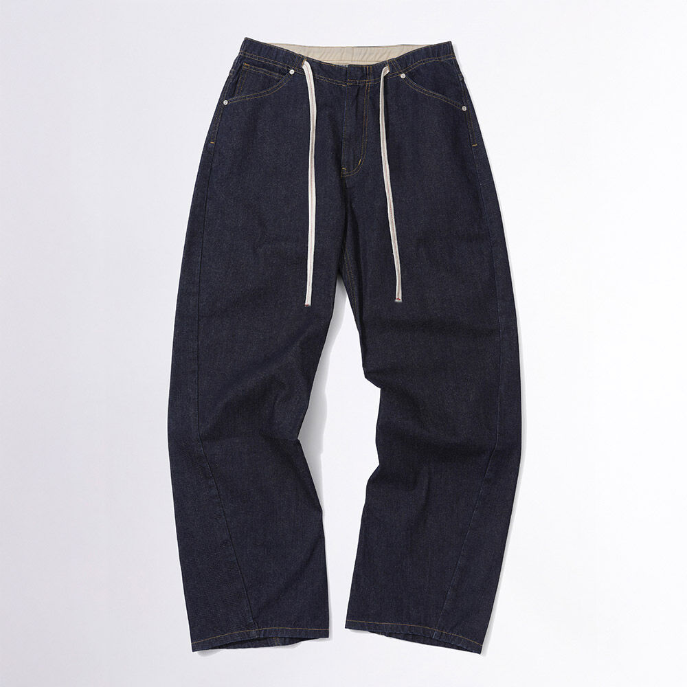 AEAE★韓国★人気★男女兼用★LAYERED DENIM PANTS [BLACK] LAYERED DENIM PANTS [BLACK] - 감도 깊은 취향 셀렉트샵 29CM