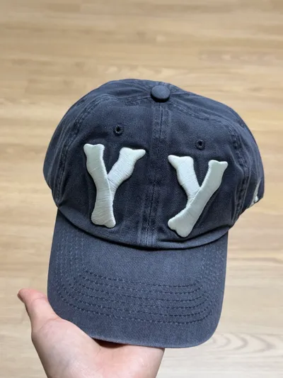【OPEN YY】Woven YY HEART BONE BALL CAP YY HEART BONE BALL CAP, NAVY