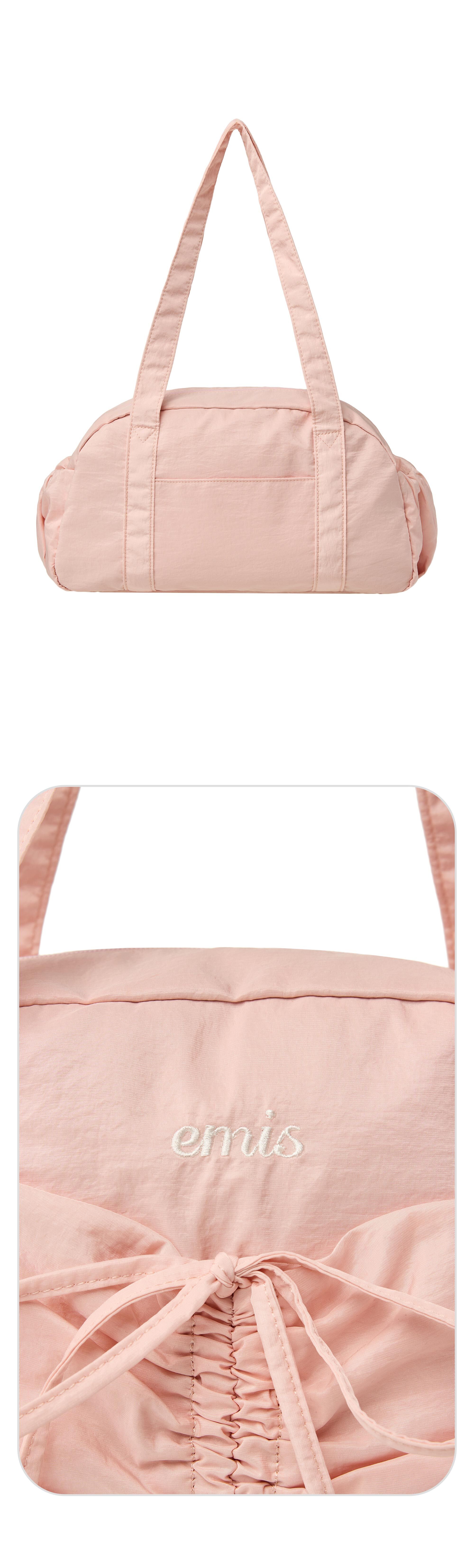NYLON SHIRRING POCKET DUFFLE BAG-PINK - 감도 깊은 취향