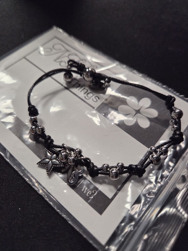 [韓国人気ジュエリー] nff star is born bracelet-black star is born bracelet-black - nff