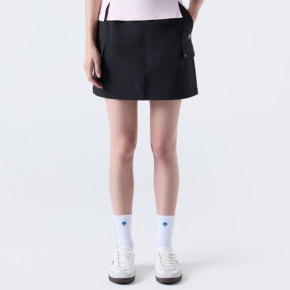[TMAKER]SIGNATURE LOGO LIVET POCKET DETAIL SKIRT PANTS★韓國 SIGNATURE LOGO LIVET POCKET DETAIL SKIRT PANTS BE - 감도