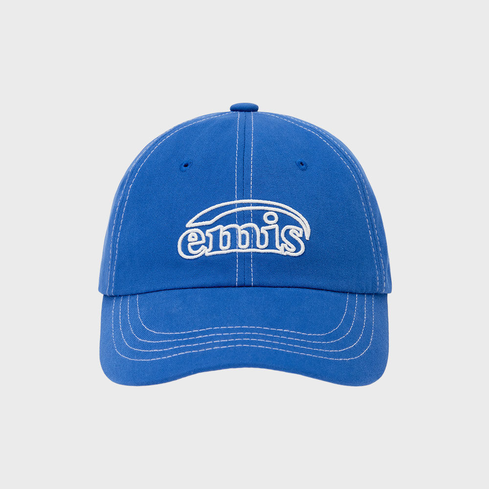 SMILE LOGO WASHED BALLCAP (BLUE) - 감도 깊은 취향 셀렉트샵 29CM