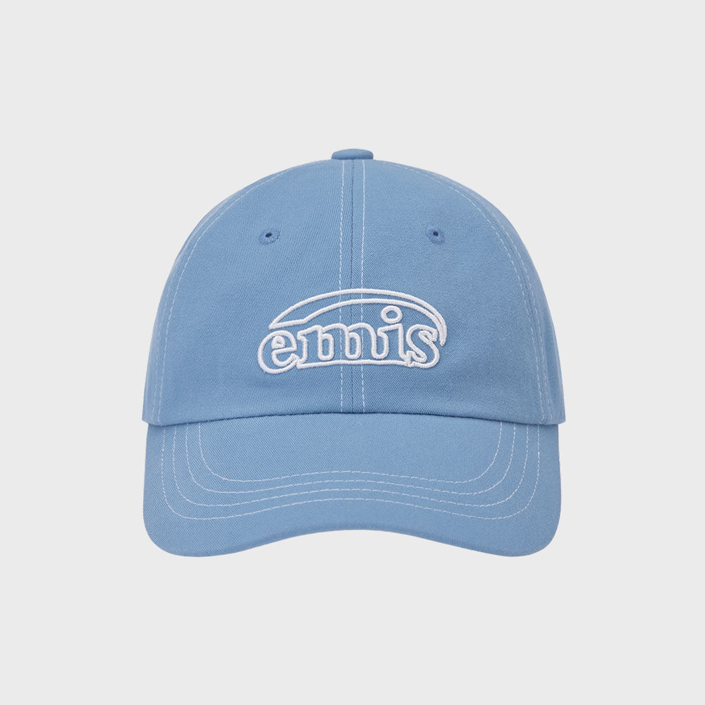 LETTERING LOGO WHITE STITCH BALL CAP-CORAL - 감도 깊은 취향