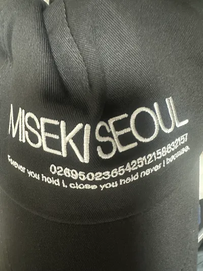 Misekiseoul logo ball cap BLACK - 감도 깊은 취향 셀렉트샵 29CM