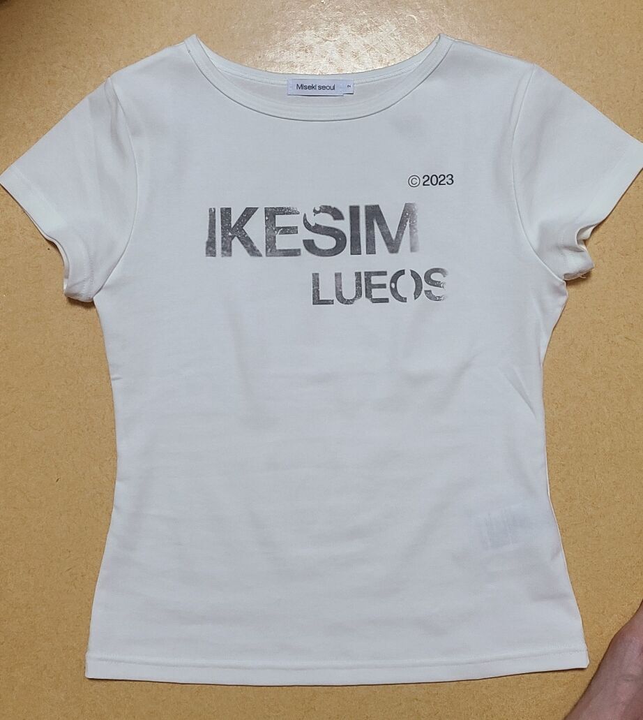 ◆MISEKI SEOUL◆ Ikesim short sleeves CHARCOAL MSK252TS10CH MUSINSA公式 | MISEKI SEOUL Ikesim short sleeves CHARCOAL