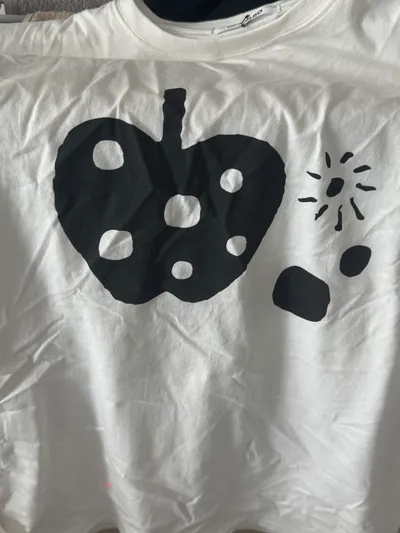 APPLE DOT OVERFIT T-SHIRT, IVORY - 감도 깊은 취향 셀렉트샵 29CM