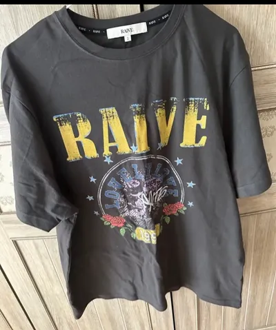 ●RAIVE● HIDE AWAY T-Shirt in D/Grey VW2ME124-13 HIDE AWAY T-Shirt in D/Grey VW2ME124-13 - 레이브