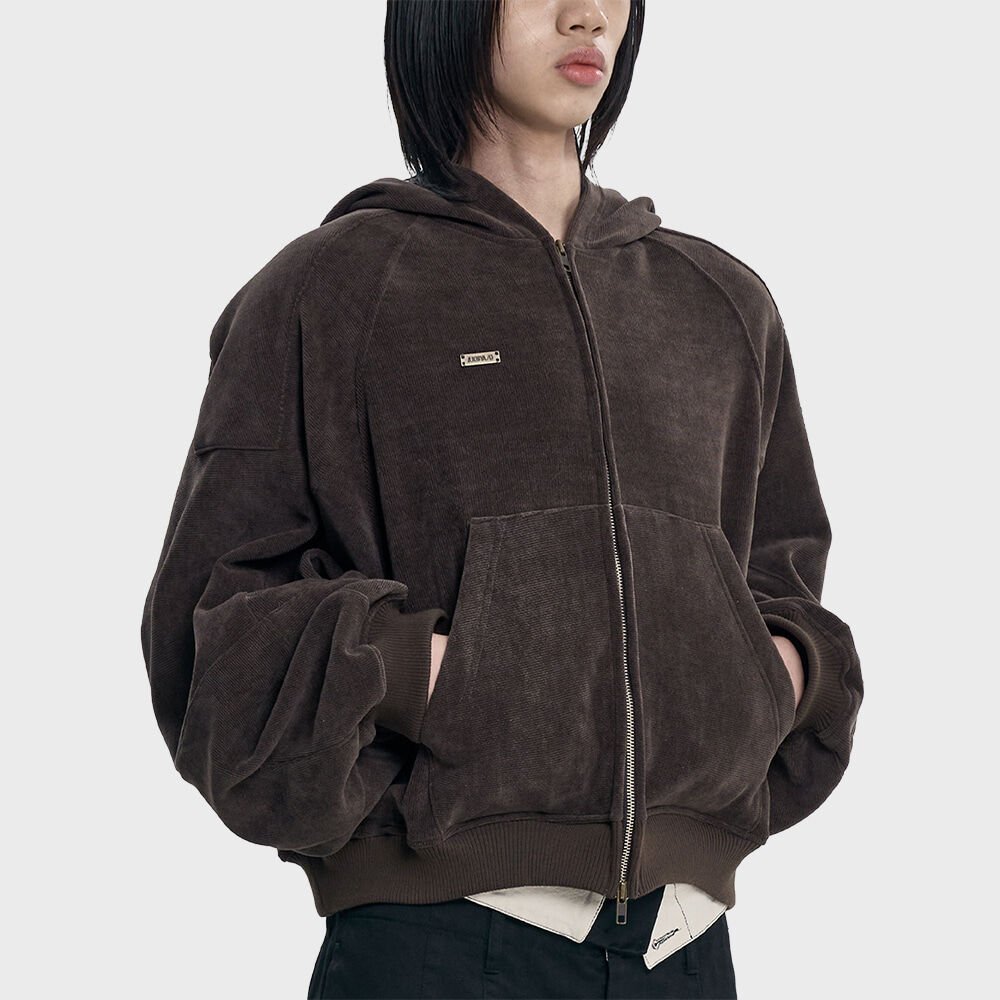 AJO AJOBYAJO】23FW☆ Layered Nylon Hoodie 아조바이아조