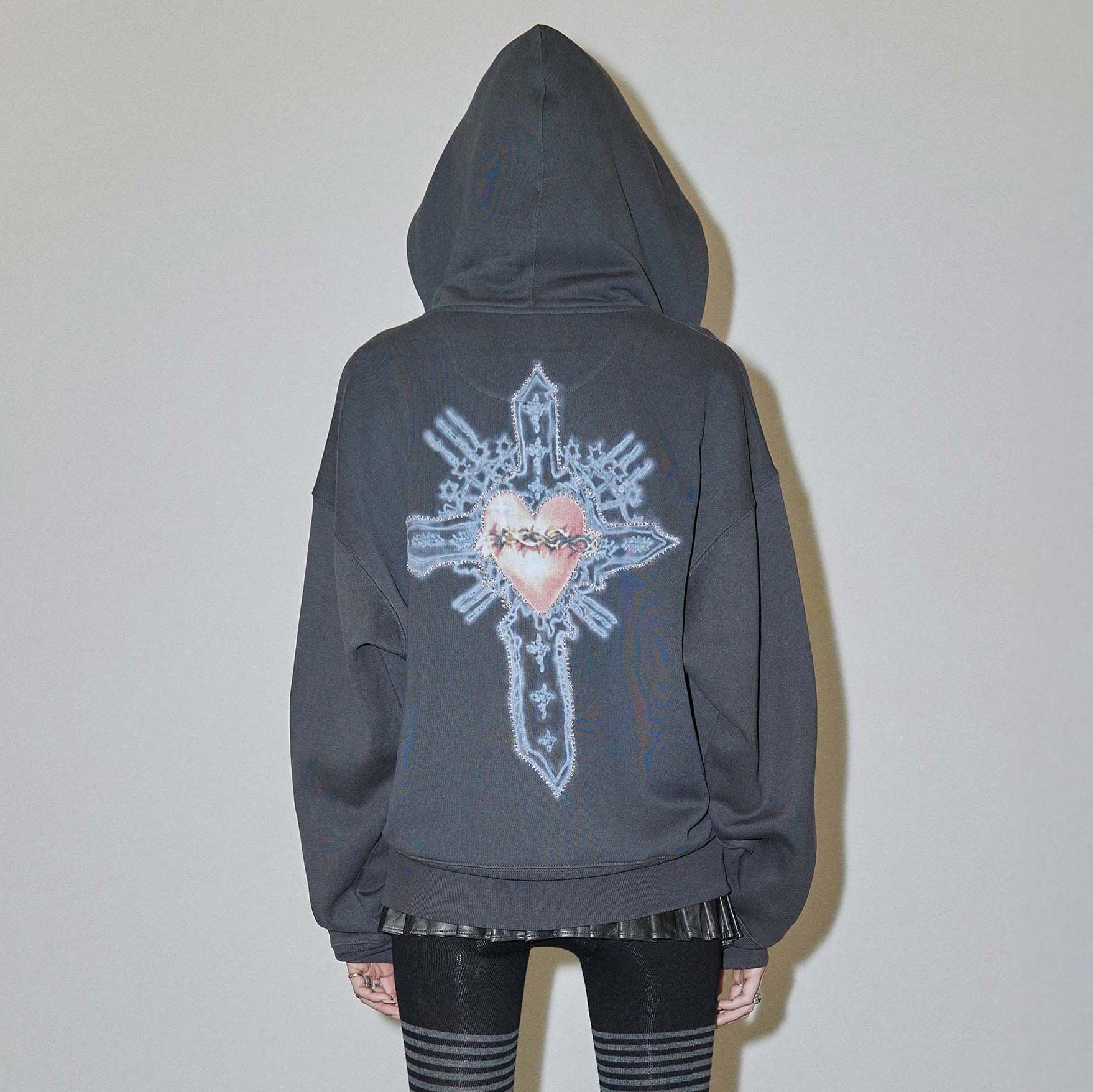DELETED MY EX ZIP HOODIE [BLACK] - 감도 깊은 취향 셀렉트샵 29CM