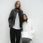 COTTON WORK JACKET [CHARCOAL]
