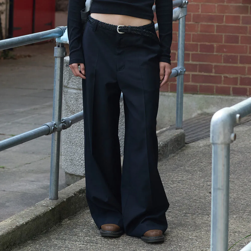 LOW-RISE SLACKS_BLACK_LC253PT03BK - 감도 깊은 취향 셀렉트샵 29CM