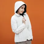 여성 루클라 후디 튜브 다운자켓#2