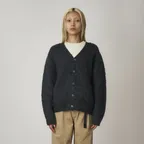 모헤어 가디건 Charcoal