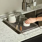 스텐 싱크 플레이트(와이어) [싱크대 정리용품 물빠짐]