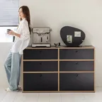카비 3단 와이드 서랍장 다용도 수납장 3colors