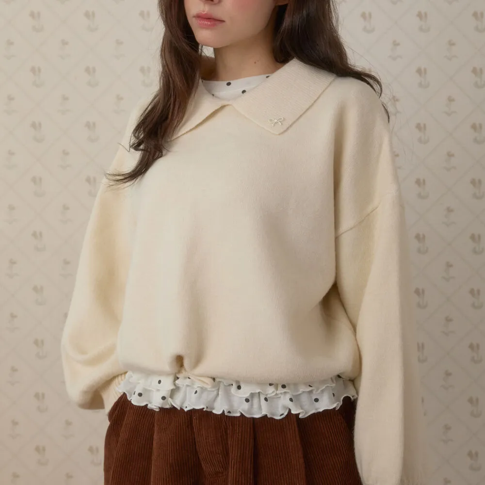 String Collars VANILLA STRING COLLAR KNIT_IVORY - 감도 깊은 취향 셀렉트샵 29CM