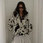 Dalmatian Anorak Jumper / Black