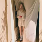 [SET] 006A 셸웨이브 롱 슬리브 탑 & 쇼츠