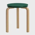 [ARTEK] stool 60 birch forest green
