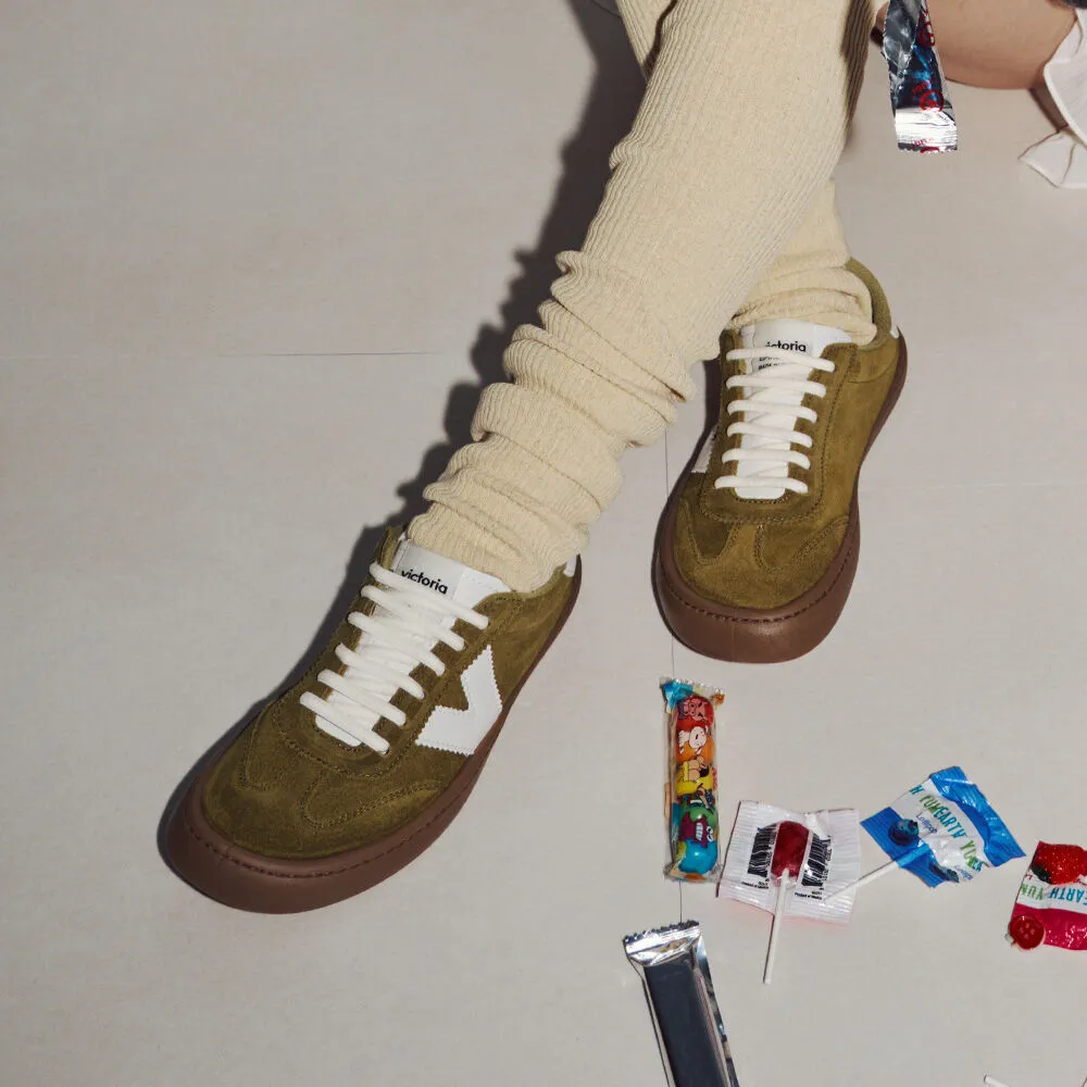 빅토리아슈즈 올모 베어풋 스니커즈 (1186103-OLIVA)