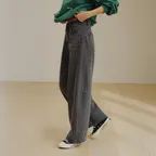 576 다트 절개 팬츠_gray