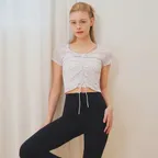 플라워 셔링 반팔티 HTWTS6J07T