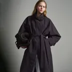 [2차 4/8예약배송] 유틸리티 트렌치 코트_charcoal