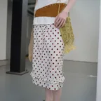 Dot Frill Midi Skirt VW6MS568_2color