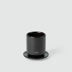 CUP & SAUCER (BLACK)