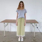Swan Lace Skirt (Olive)