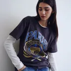 Paris T-shirt Charcoal