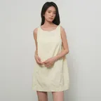 WOMAN 미니멀 트윌 원피스 [IVORY] / GF2LOP515
