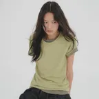 [29CM 단독]TFL 01 MODAL CORE TEE [TISU08TS03]_Light green