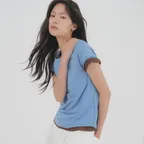 [29CM 단독]TFL 01 MODAL CORE TEE [TISU08TS05]_Blue