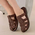 1063NN MICHAEL SLIDE-BROWN (미카엘 슬라이드)