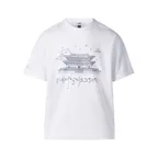 [K-HERITAGE] 자개 세미오버핏 그래픽 티셔츠 WHITE N262UTS636