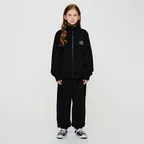 KIDS BEAR ZIP UP SWEAT SET-UP black