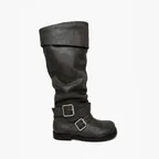 JENNY BELT LONG BOOTS CHARCOAL