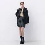 잇미샤 페이크 레더 사파리 자켓 ITQ9YLJ80A