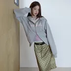 CEST ROLA HOOD ZIP UP M/GRAY