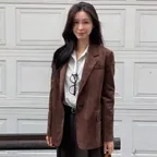 [혜임 Pick][골드라벨] 소프트 터치 원 버튼 자켓_SWWJKQ33030