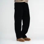 CORDUROY DOUBLE KNEE PANTS_BLACK