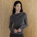 Hairy Drape Jersey Top KW6WE7010_12