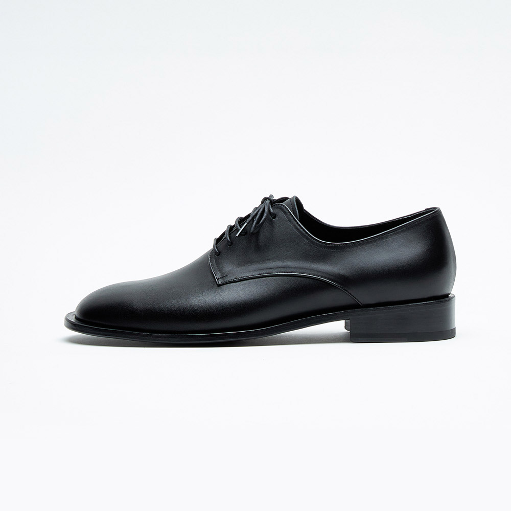 靴 OHOTORO Derby Shoes Teresa Derby in Black from Ahimsa (Wide Width) – MooShoes