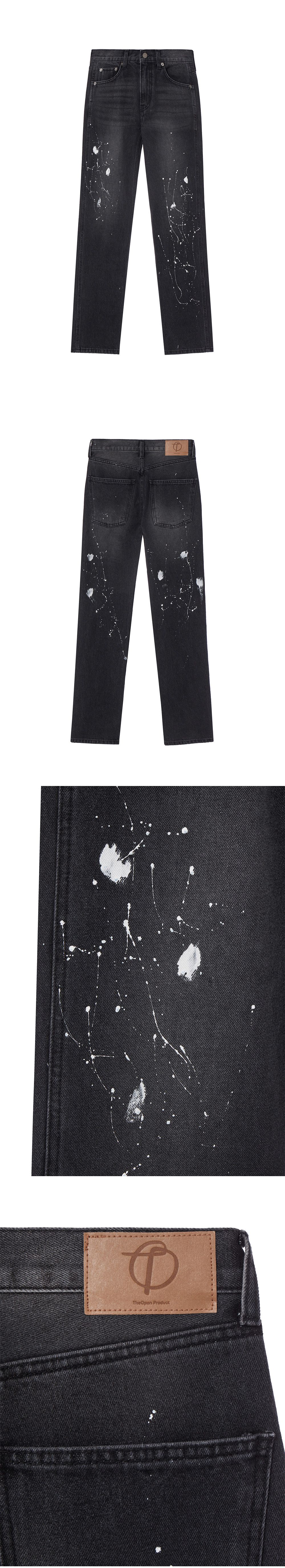 PAINT DROP JEANS (BLACK) 감도 깊은 취향 셀렉트샵 29CM