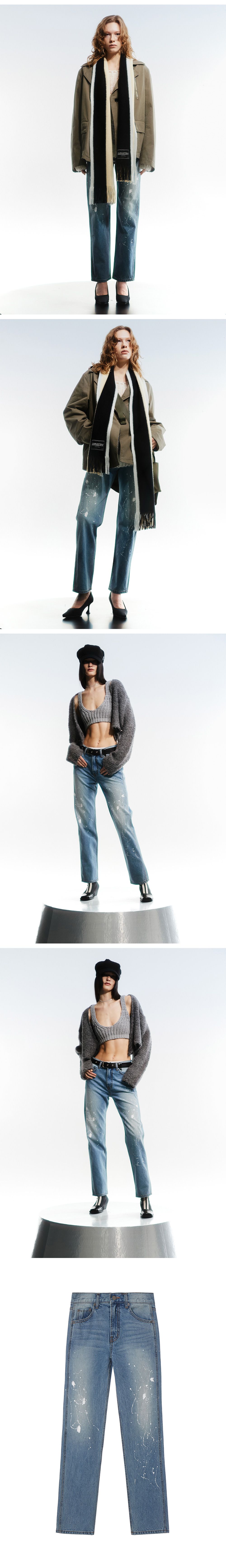 PAINT DROP JEANS (BLUE) 감도 깊은 취향 셀렉트샵 29CM