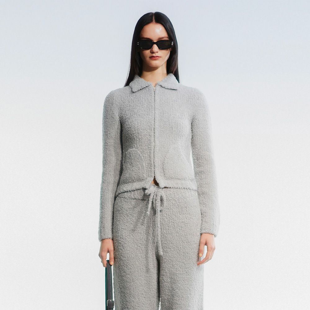 WOOLLY KNIT ZIP UP JACKET (GRAY) 감도 깊은 취향 셀렉트샵 29CM