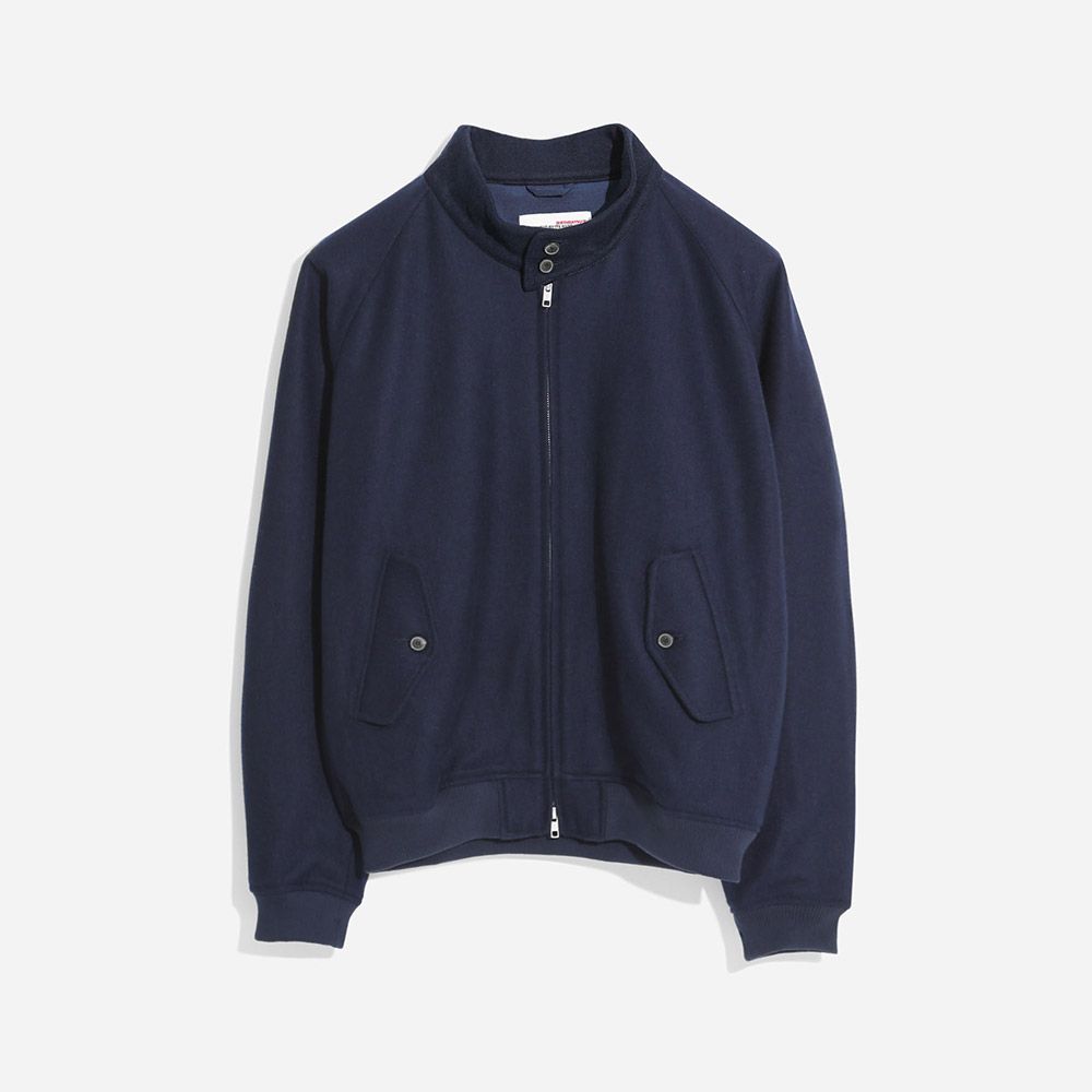 (22AW) WOOL HARRINGTON JACKET (NAVY) 감도 깊은 취향 셀렉트샵 29CM