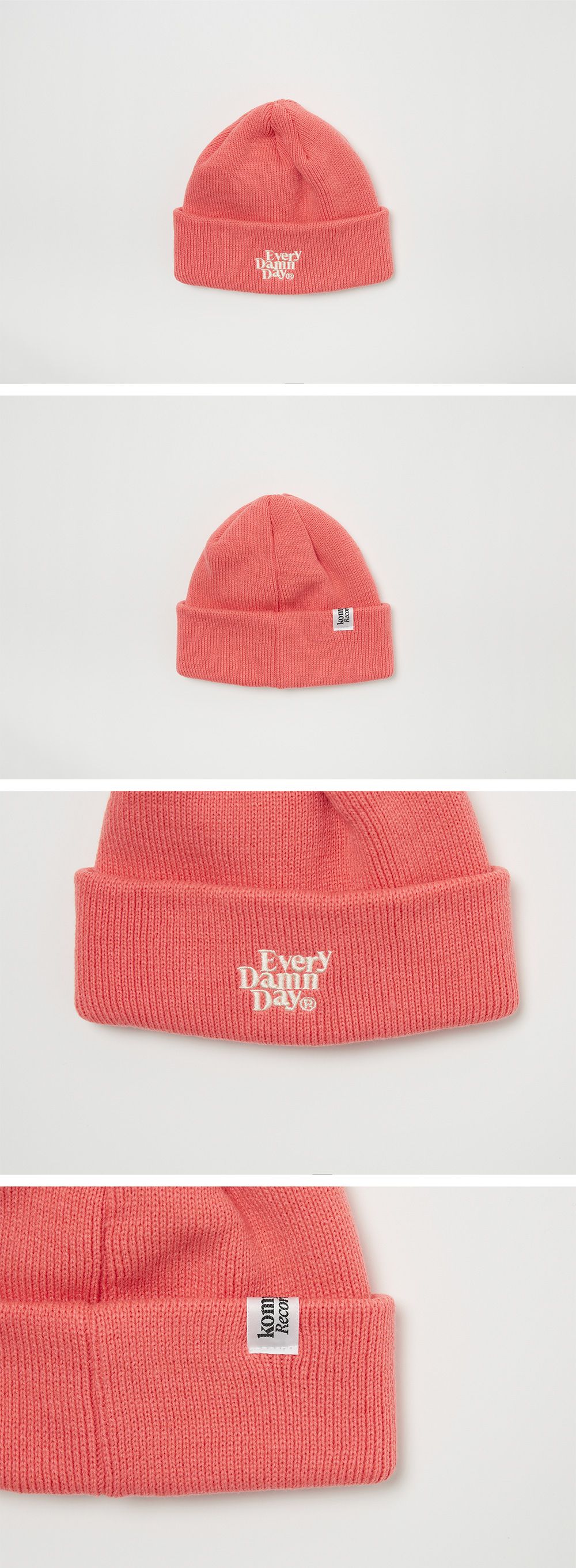 every-damn-day-beanie-pink-29cm