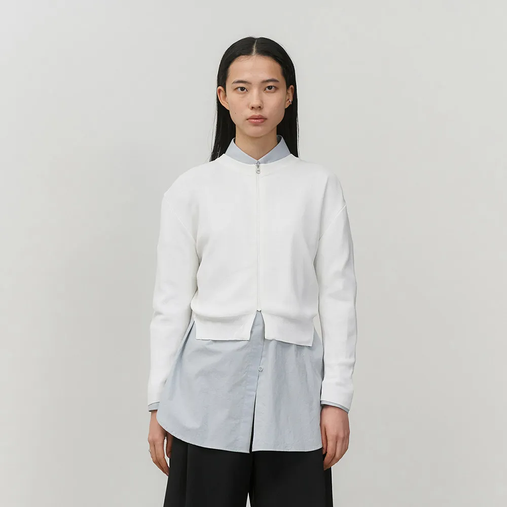 BACK CUT-OUT CARDIGAN (IVORY)